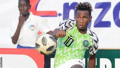 Tears as Super Eagles winger Chukwueze loses mother