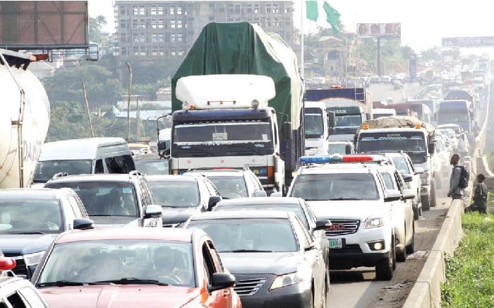 Another gridlock as trucks collide on Kara Bridge, Lagos-Ibadan Expressway