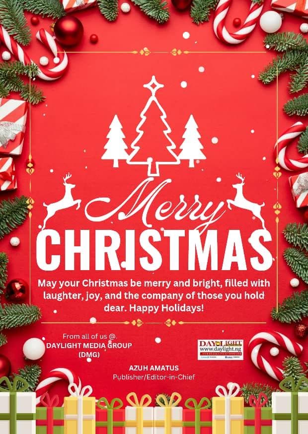 Merry Christmas…From all of us at DAYLIGHT Media Group (DMG)