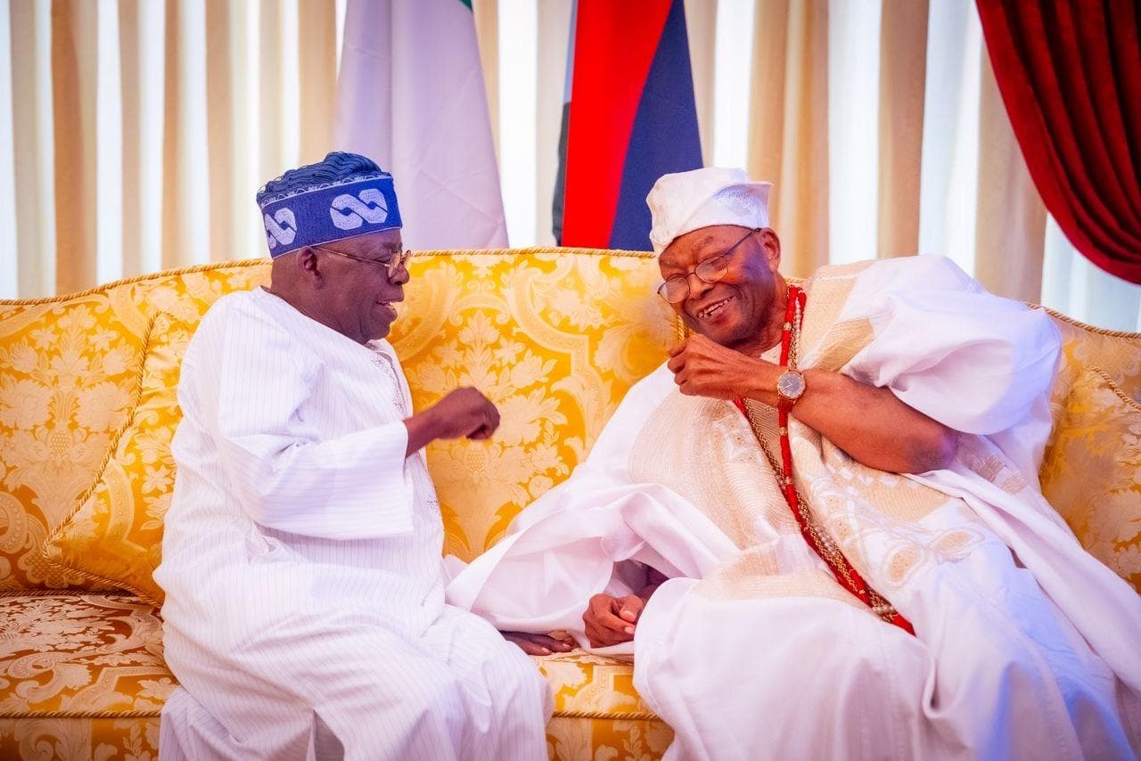 At Ijebu Ode,Tinubu pays tribute to Awujale, extolling his integrity