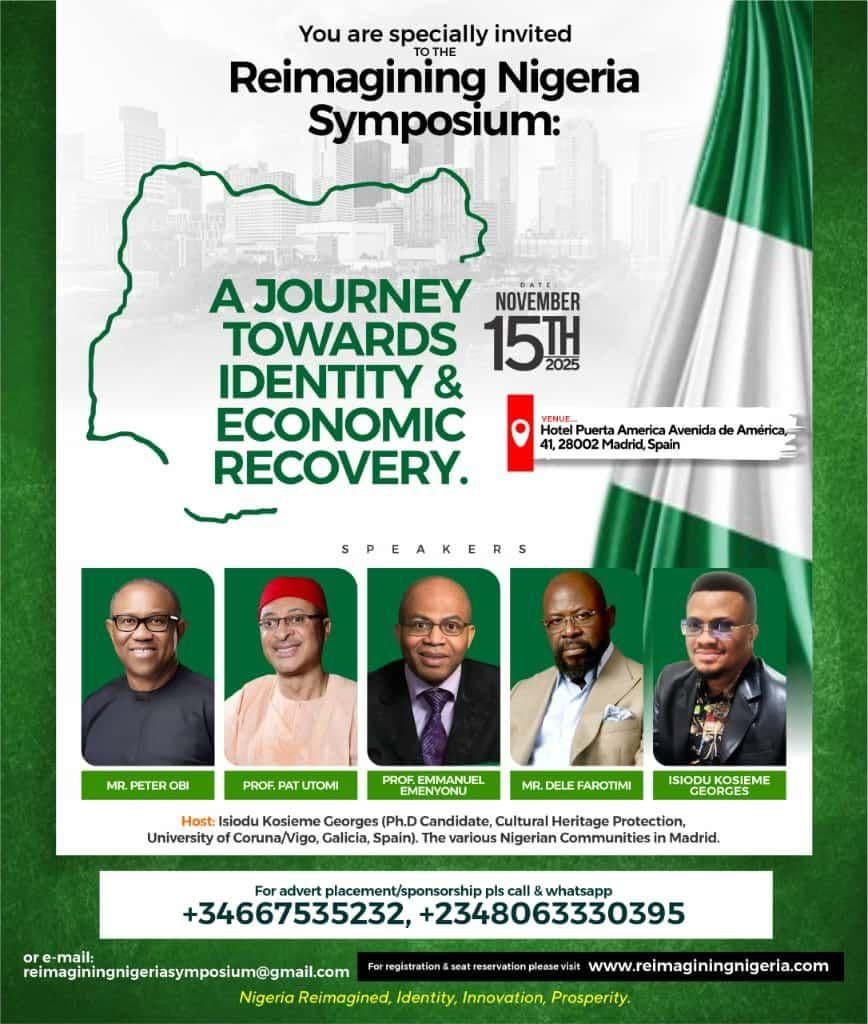Obi, Utomi, Farotimi, others for Reimagining Nigeria symposium in Spain