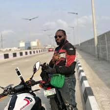 Popular Nigerian biker dies in lone Lagos crash
